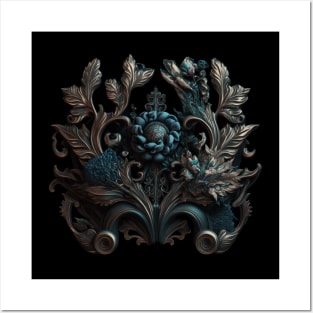 Maximalism intricate gothic Emblem Posters and Art